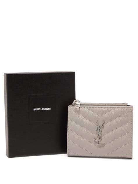 ysl light gray woc monogram snake effect|ysl monogram wallet review.